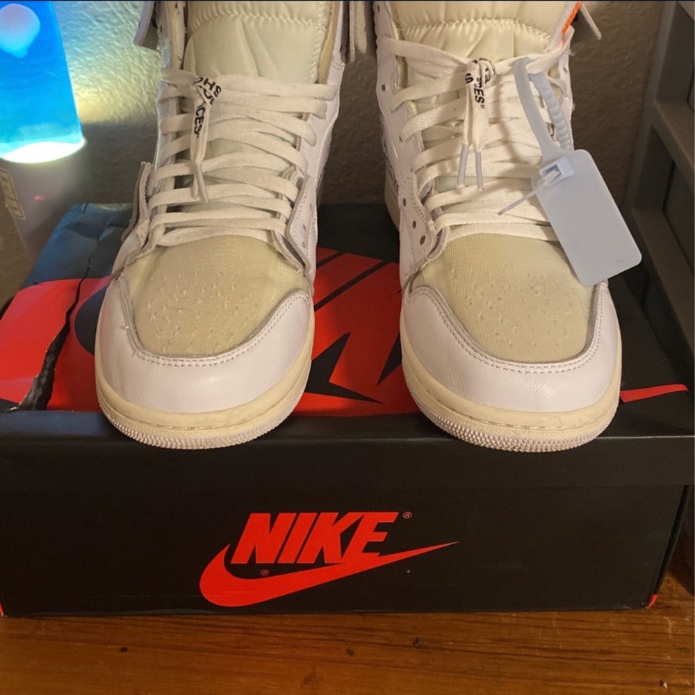 Off white Jordan 1 “white”